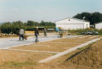 Die erste Betriebsst&auml;tte der K&auml;lte-Klima GmbH Dresden in einer Obstplantage