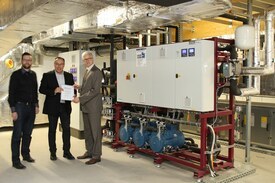 Zertifikatsübergabe 100. CO2-Kälteanlage