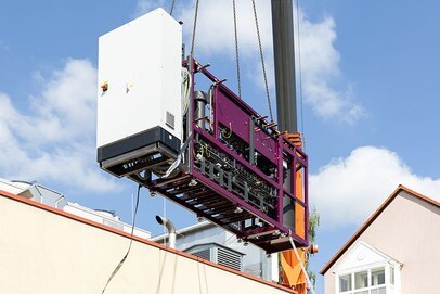 Positionierung der CO2 Verbundanlage 